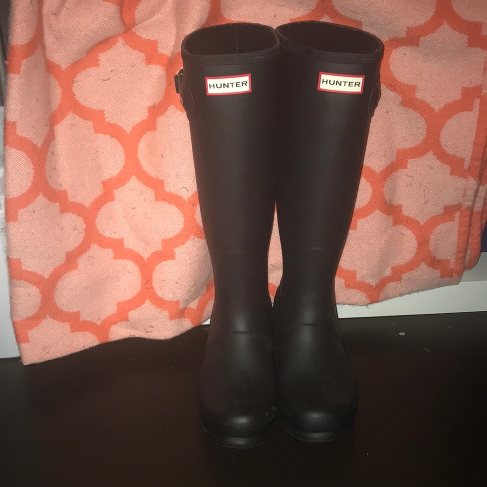 Tall black Hunter Boots